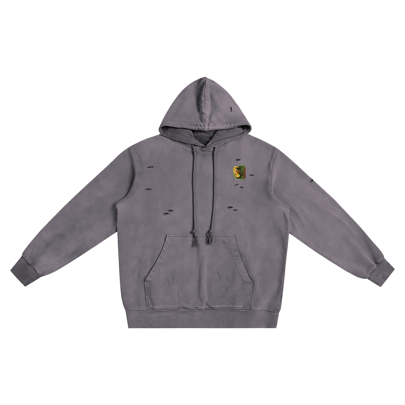 D.F.M. Hand-Distressed Hoodie