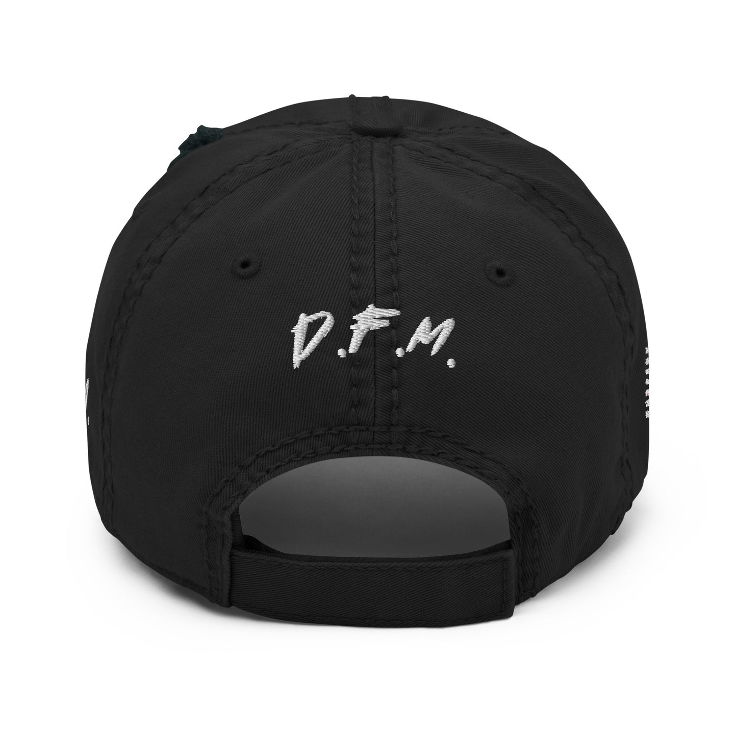 D.F.M. Distressed Cap W/ Flag