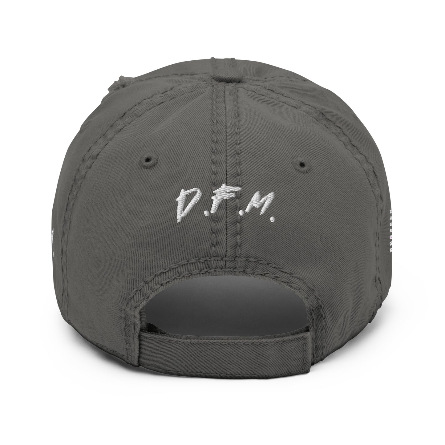 D.F.M. Distressed Cap W/ Flag