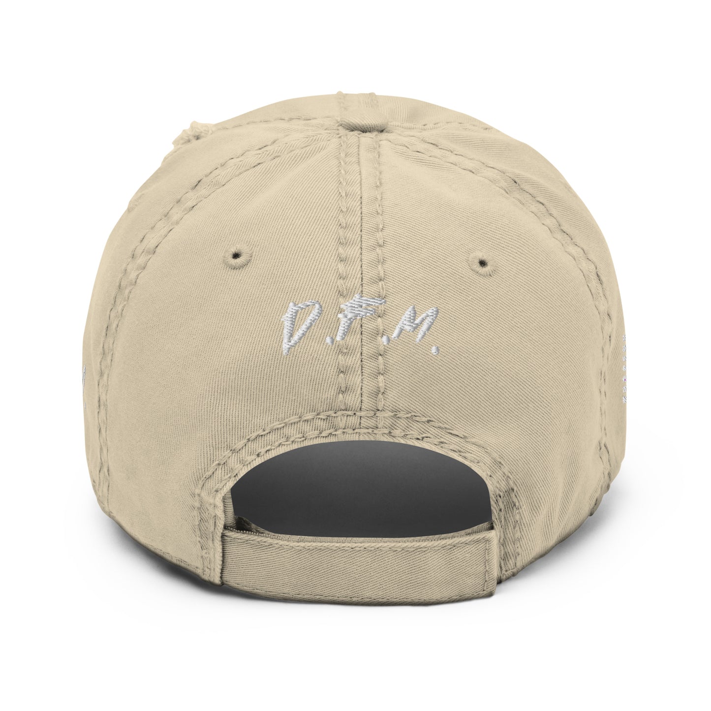 D.F.M. Distressed Cap W/ Flag