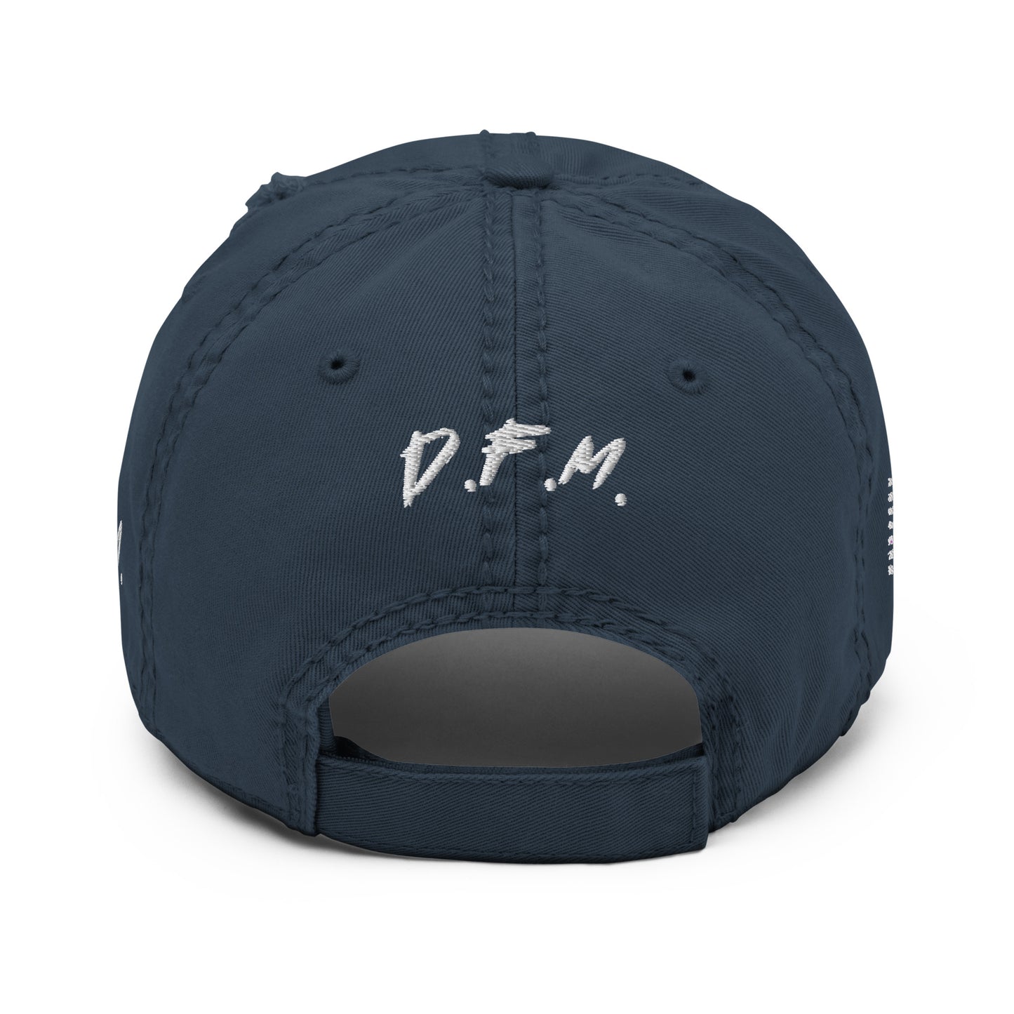 D.F.M. Distressed Cap W/ Flag