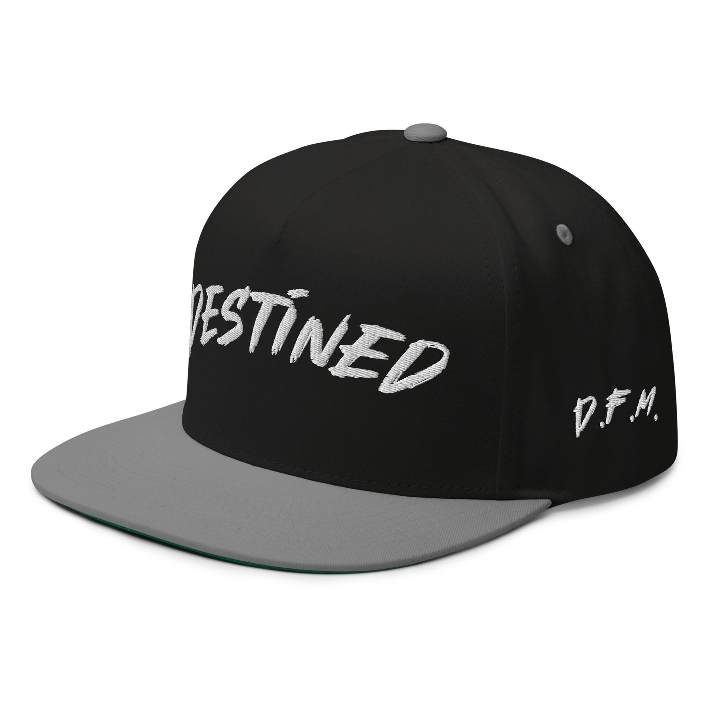 D.F.M. Flat Bill Cap W/ Flag
