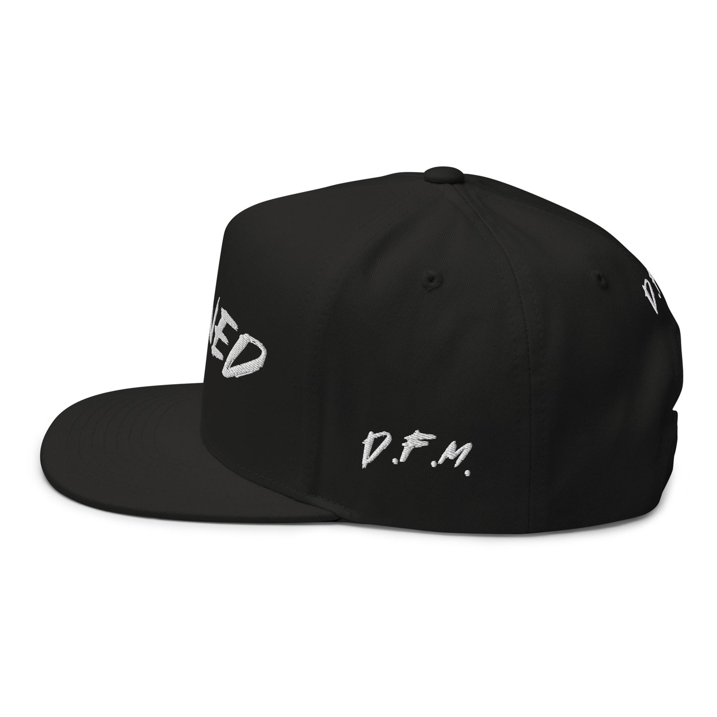 D.F.M. Flat Bill Cap W/ Flag