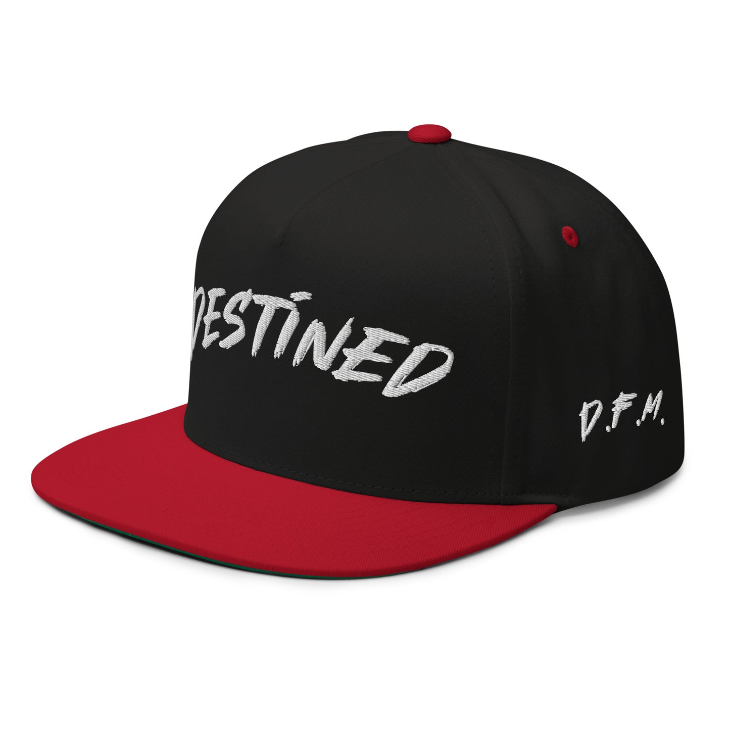 D.F.M. Flat Bill Cap W/ Flag