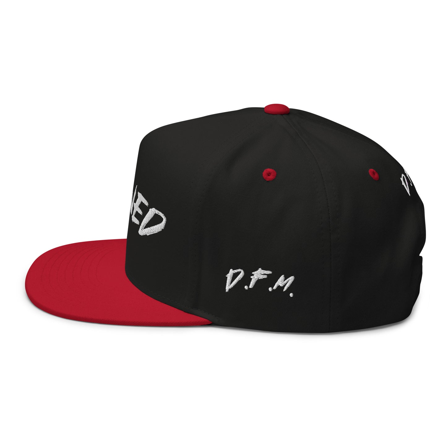 D.F.M. Flat Bill Cap W/ Flag