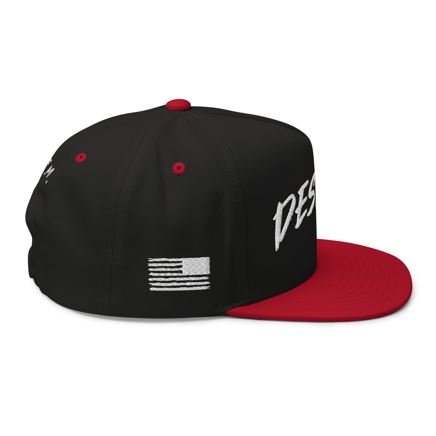D.F.M. Flat Bill Cap W/ Flag
