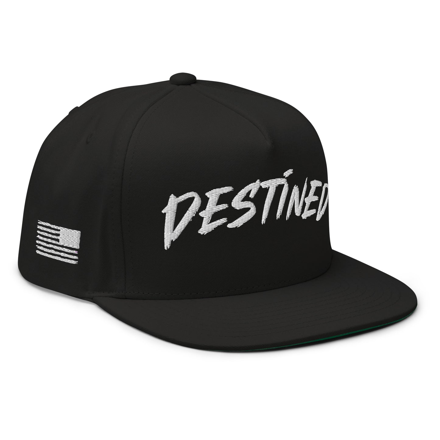 D.F.M. Flat Bill Cap W/ Flag