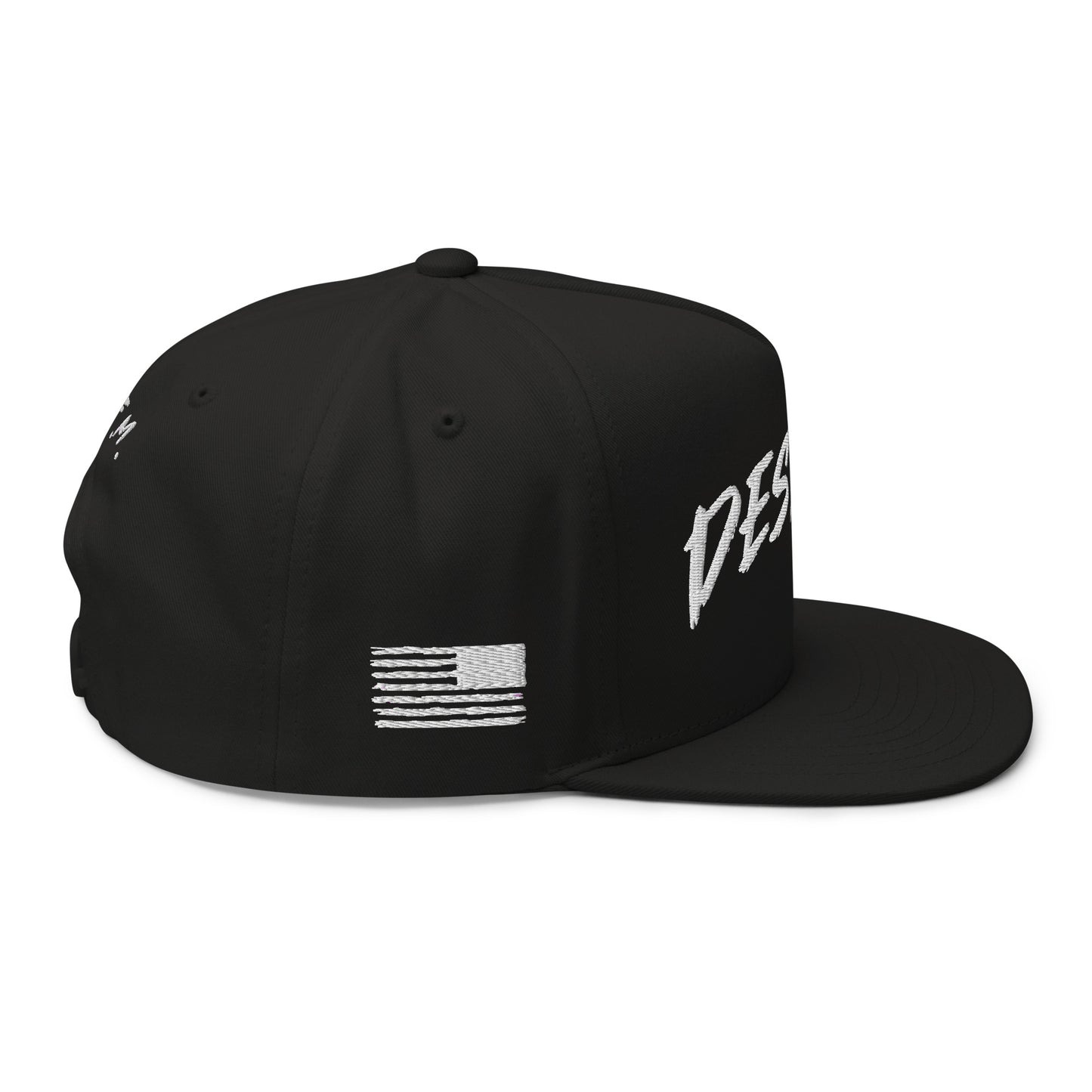 D.F.M. Flat Bill Cap W/ Flag