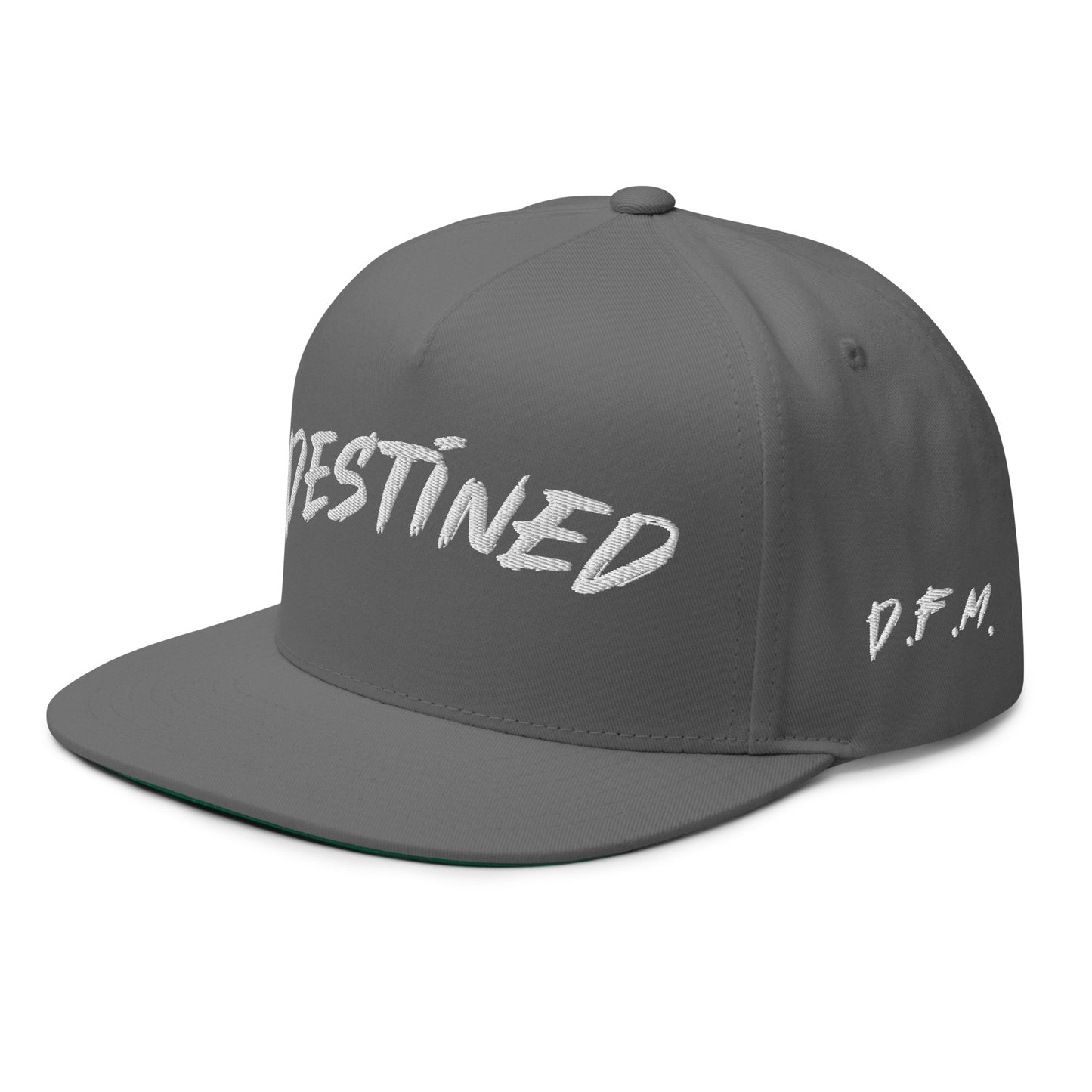 D.F.M. Flat Bill Cap W/ Flag