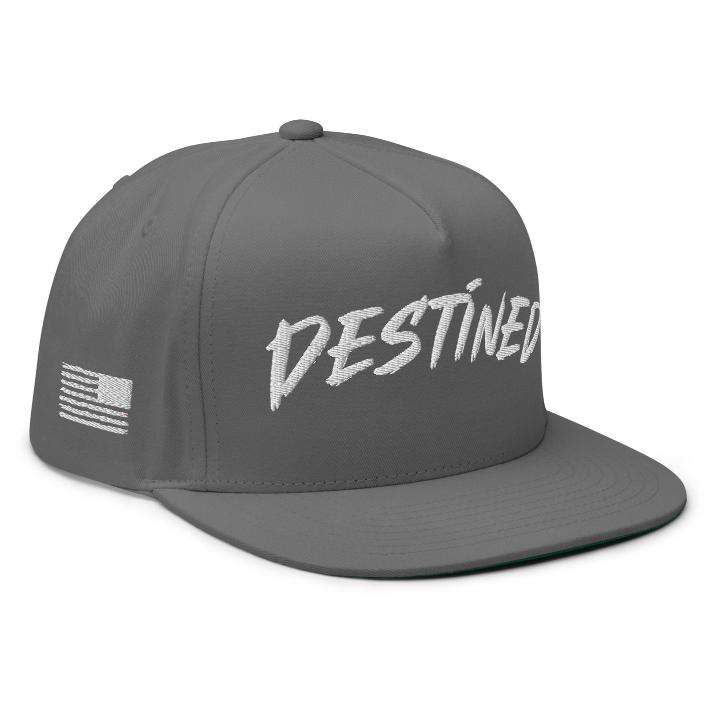 D.F.M. Flat Bill Cap W/ Flag