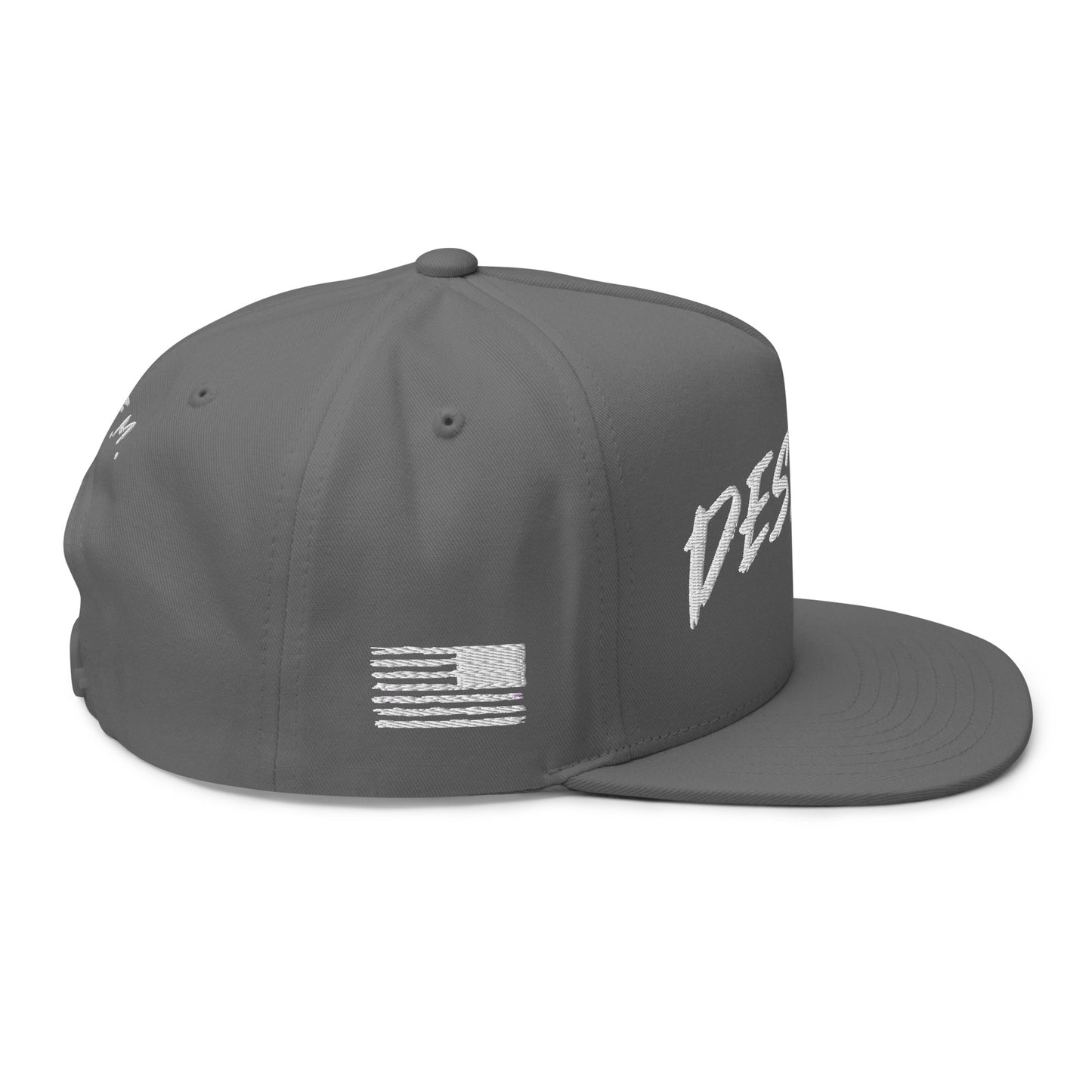 D.F.M. Flat Bill Cap W/ Flag