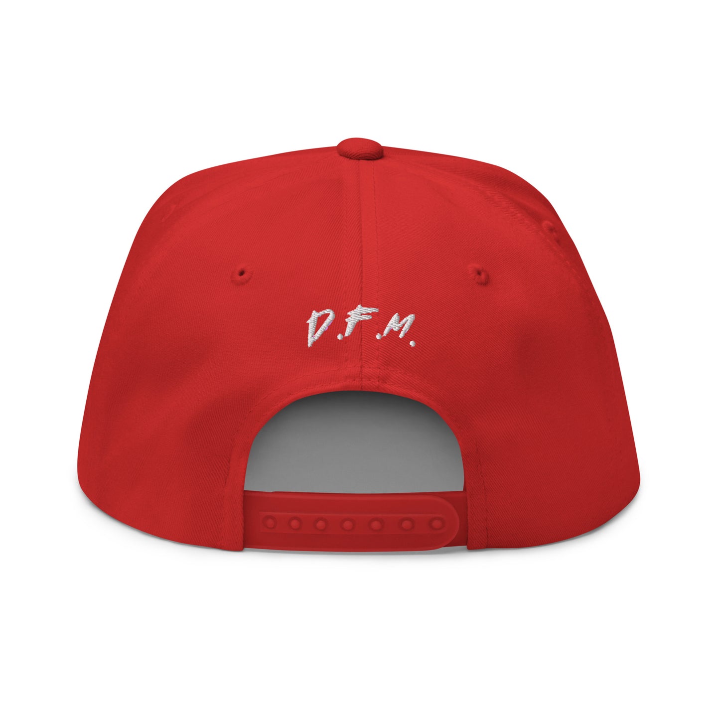 D.F.M. Flat Bill Cap W/ Flag