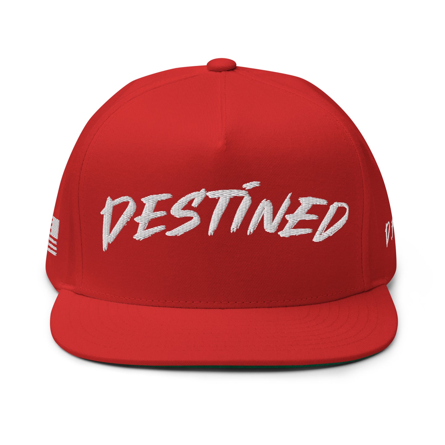 D.F.M. Flat Bill Cap W/ Flag