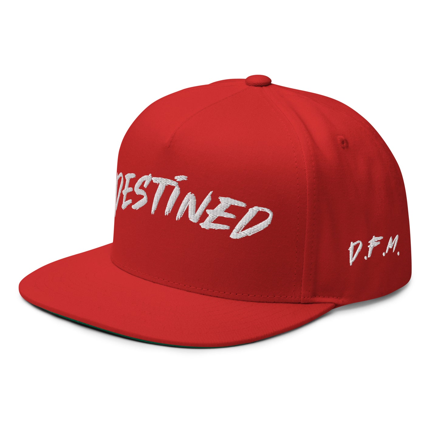 D.F.M. Flat Bill Cap W/ Flag