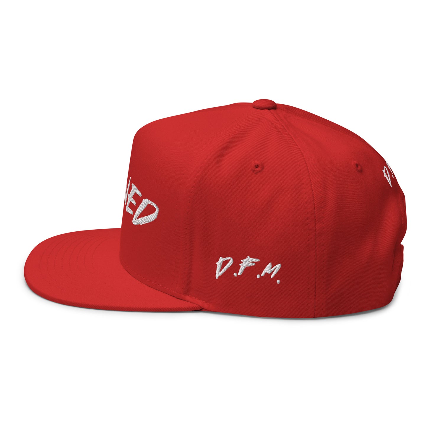 D.F.M. Flat Bill Cap W/ Flag