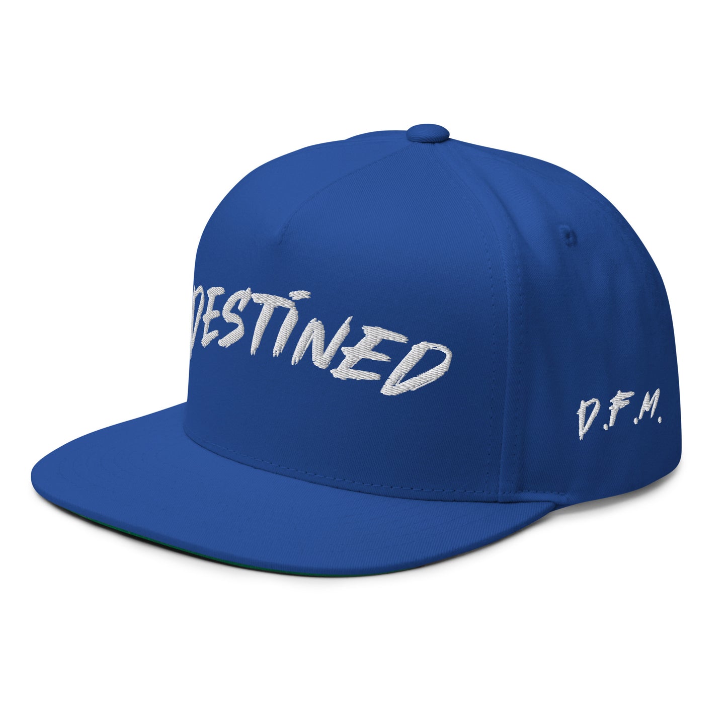 D.F.M. Flat Bill Cap W/ Flag