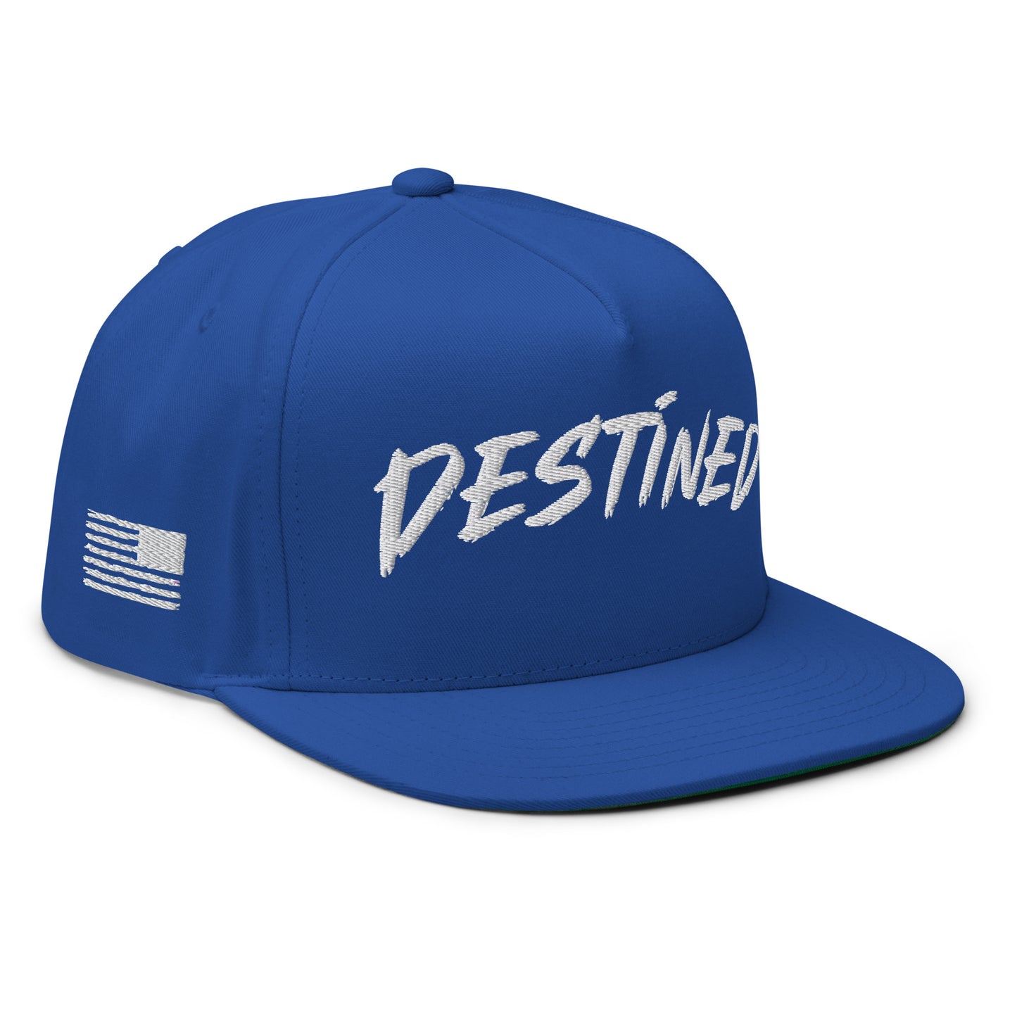 D.F.M. Flat Bill Cap W/ Flag