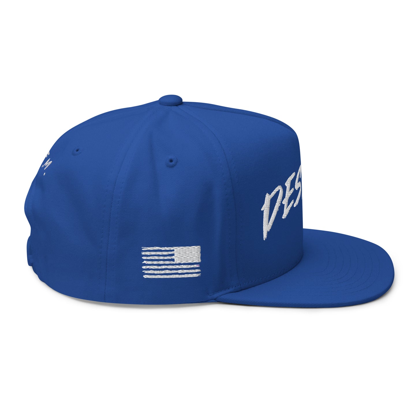 D.F.M. Flat Bill Cap W/ Flag