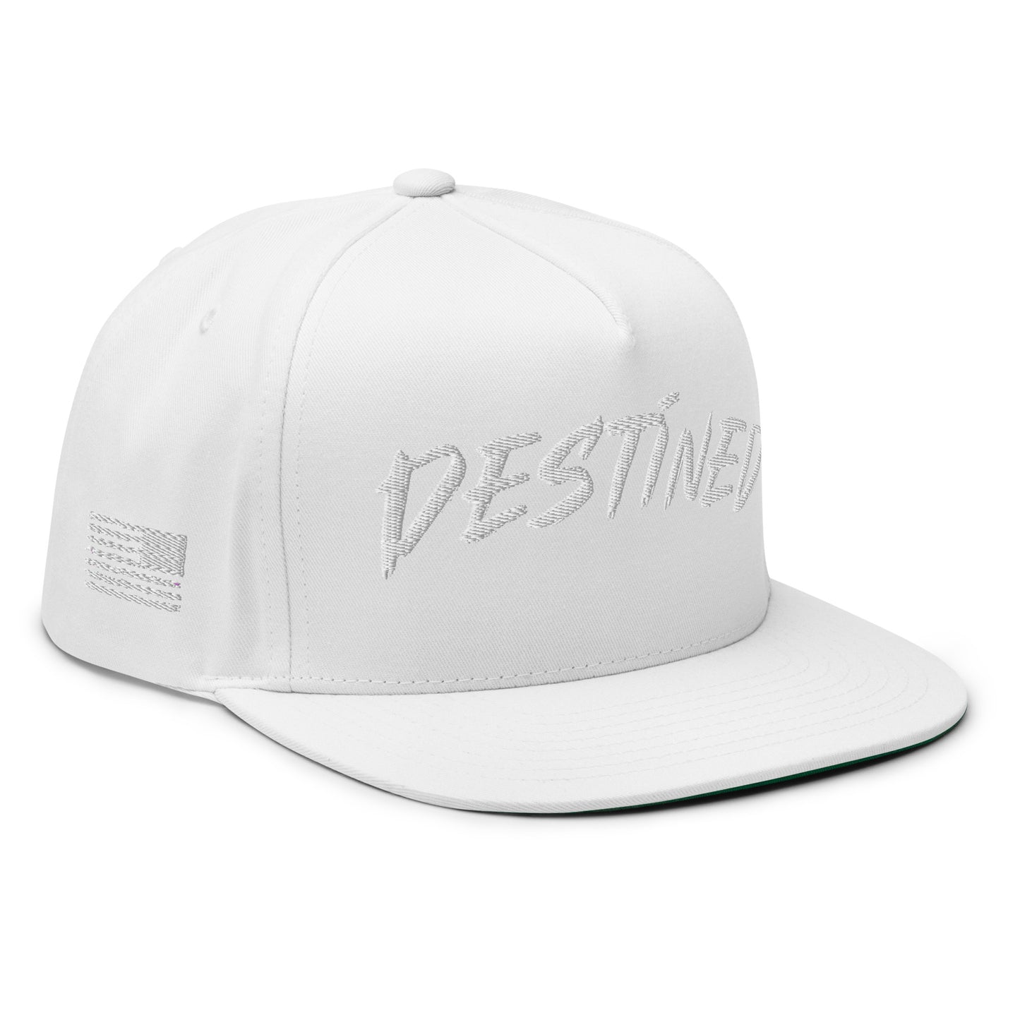 D.F.M. Flat Bill Cap W/ Flag