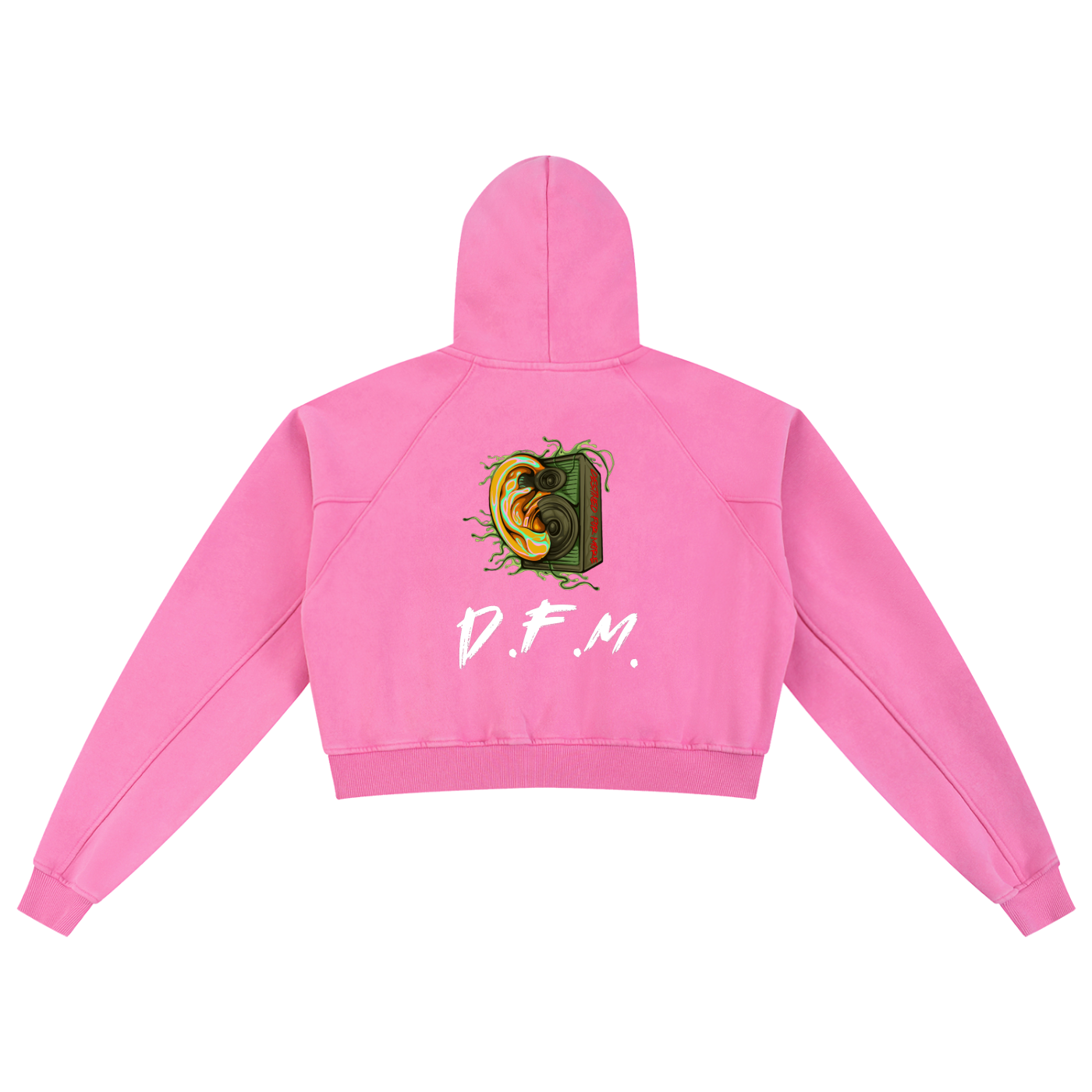 D.F.M. Cropped Hoodie