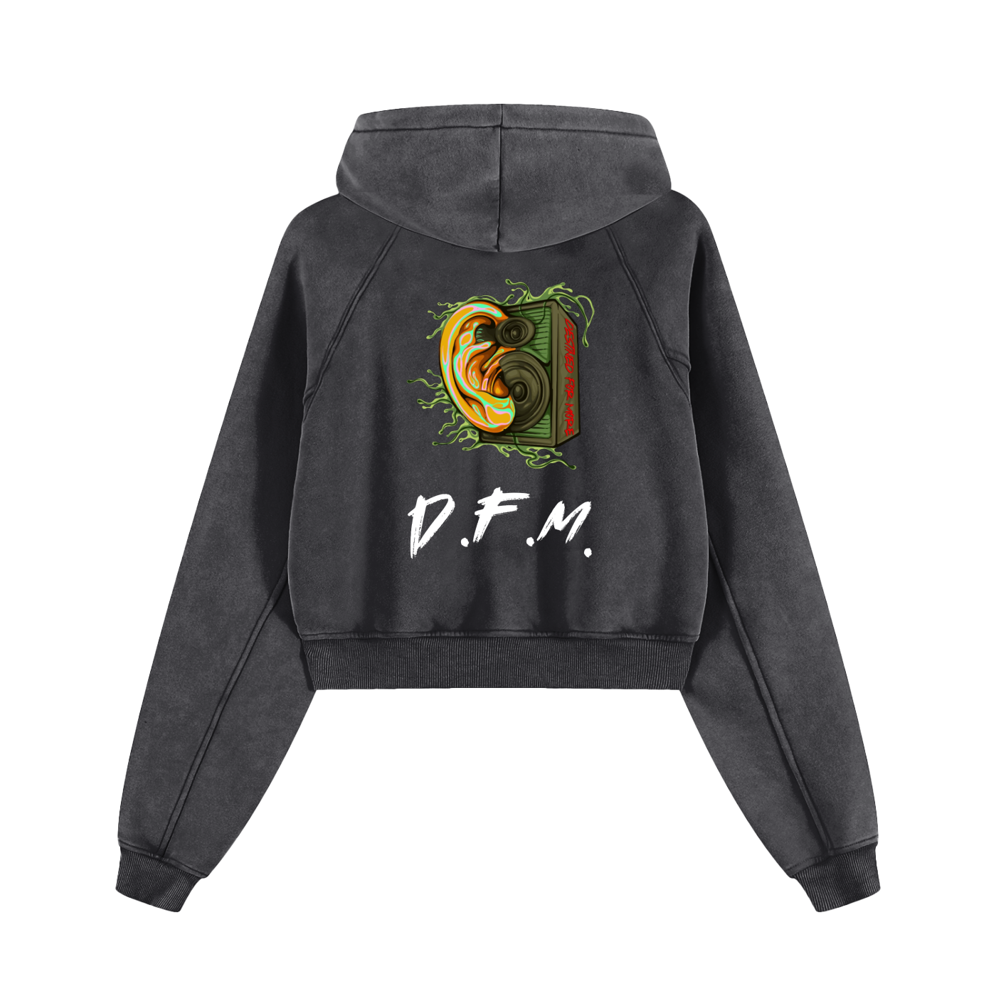 D.F.M. Cropped Hoodie