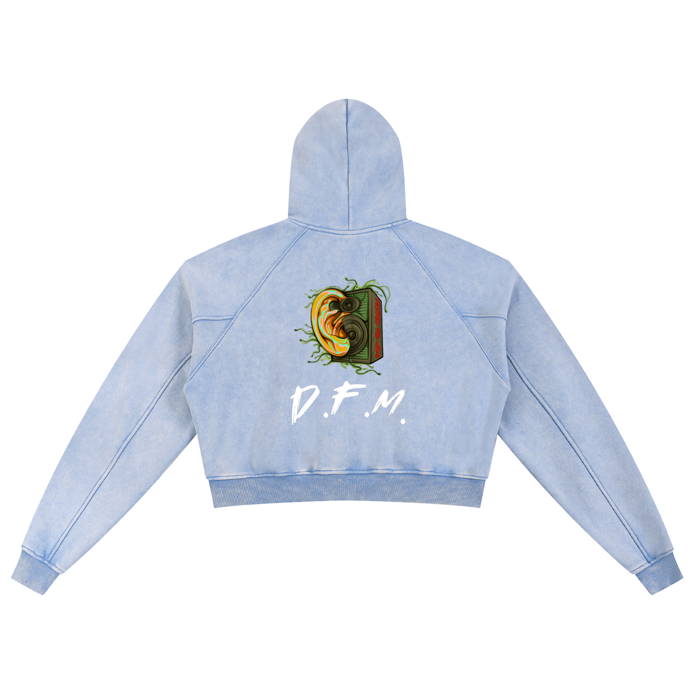 D.F.M. Cropped Hoodie