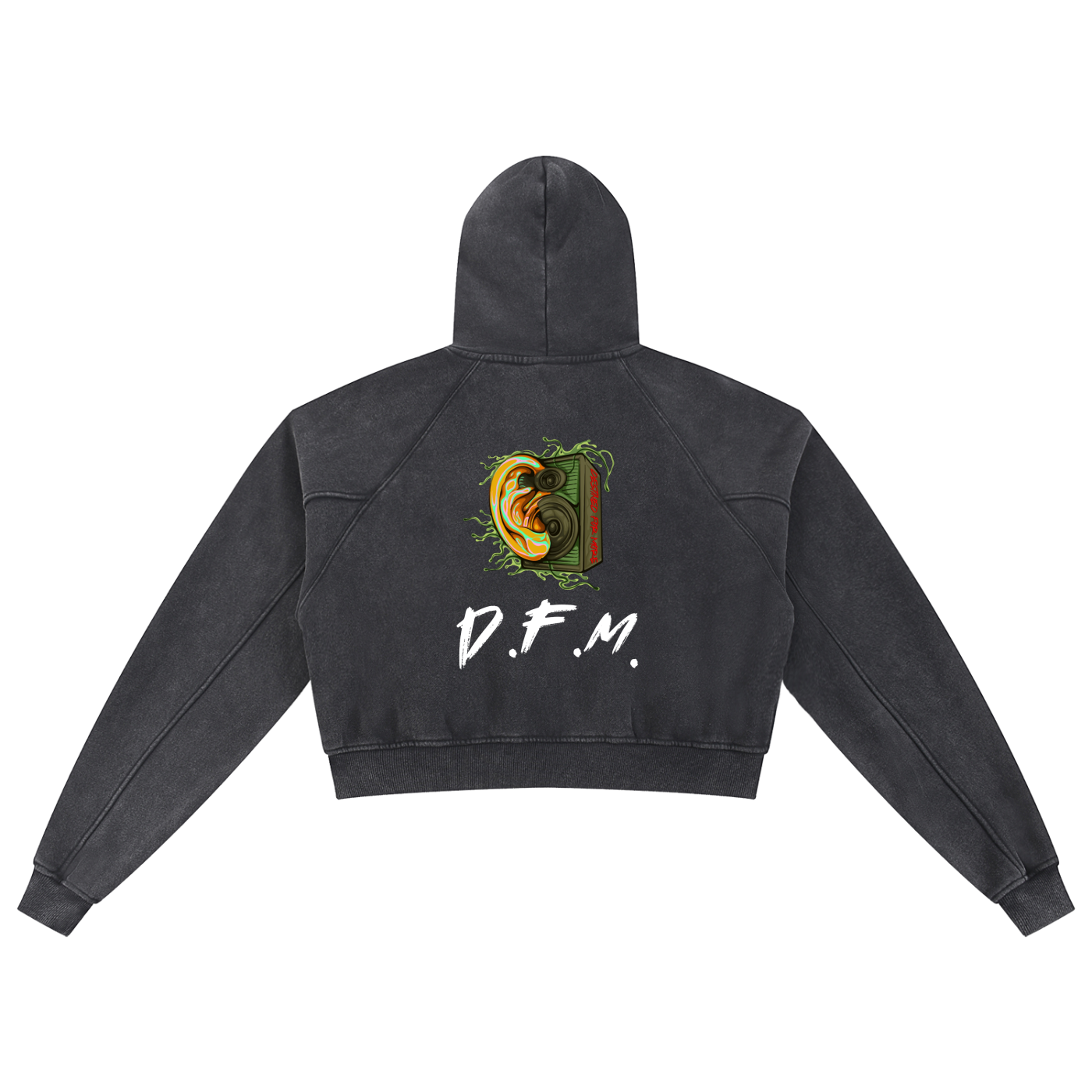 D.F.M. Cropped Hoodie