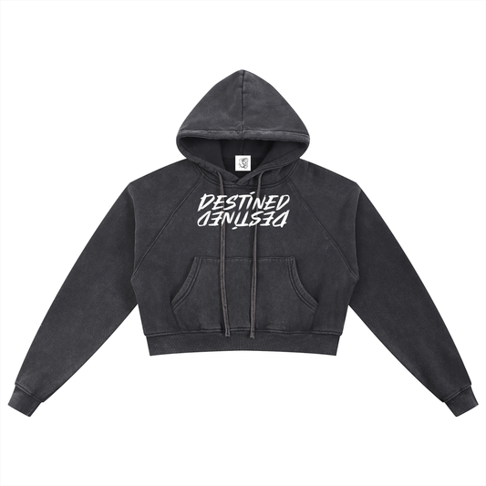 D.F.M. Cropped Hoodie