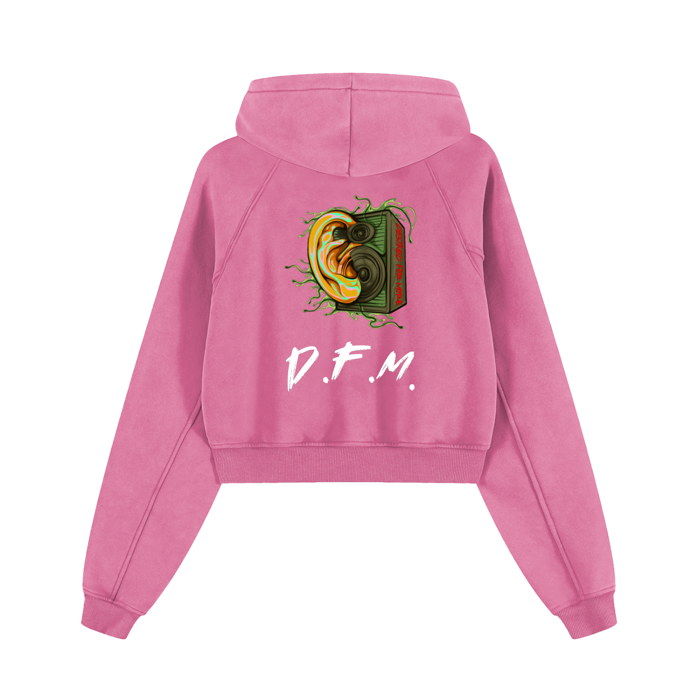 D.F.M. Cropped Hoodie