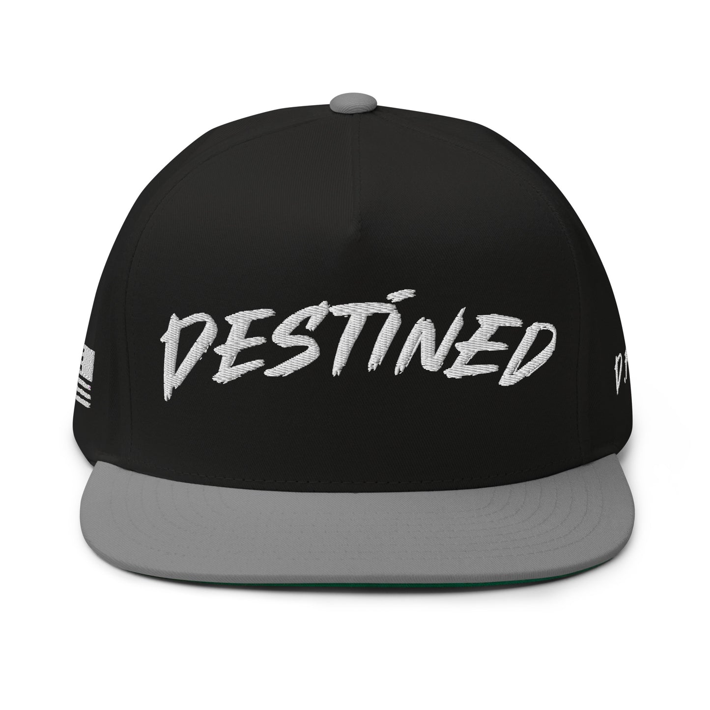 D.F.M. Flat Bill Cap W/ Flag
